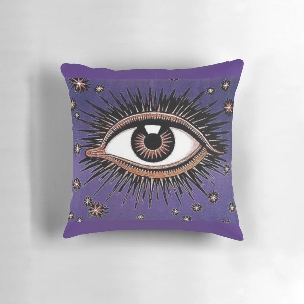 Mystical purple eye pillow with glitter and sparkle effects