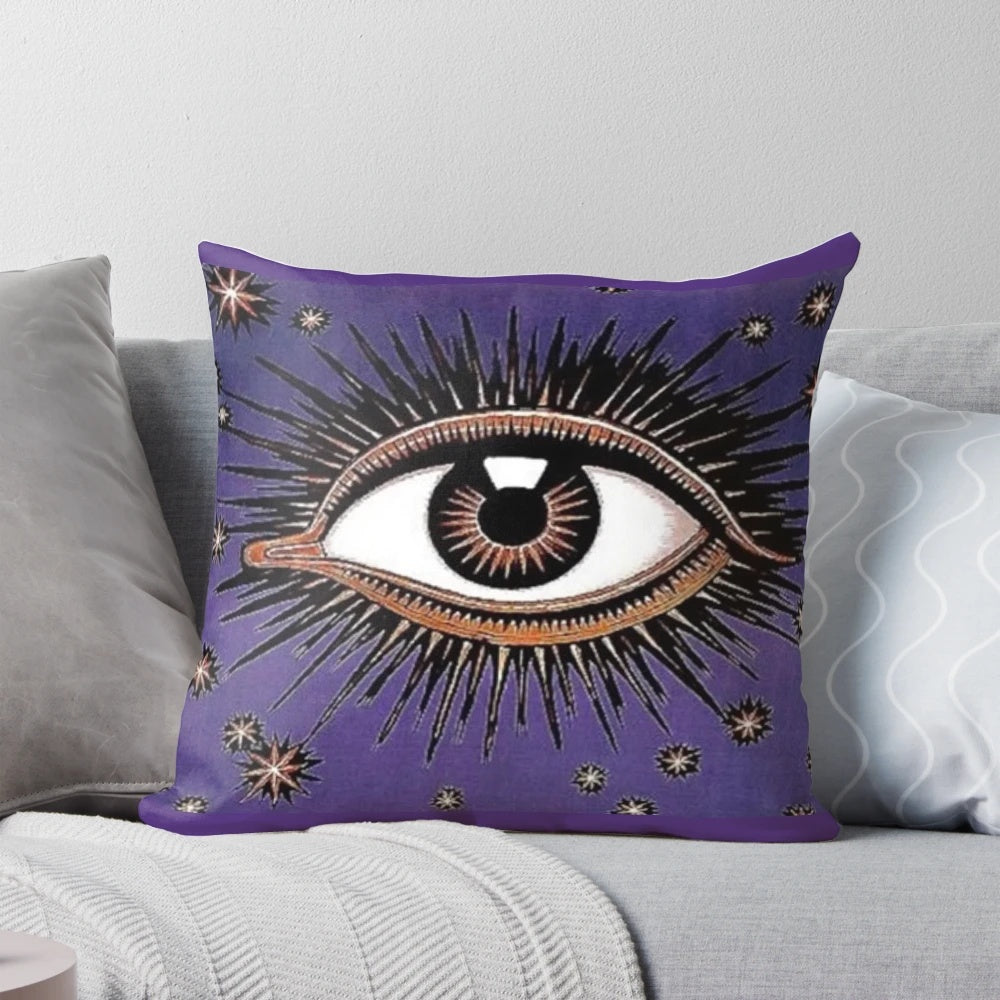 Mystical purple eye pillow with glitter and sparkle effects