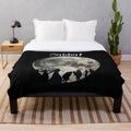 Sabbat plush blanket with pagan and wiccan motifs