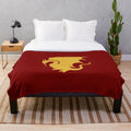 A plush, cozy blanket with a dragon design inspired by the BBC TV series Merlin