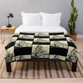 Mythical medieval werewolf creature plush blanket