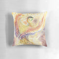 Shadowscapes phoenix rising pillow with mythological bird design