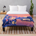 Plush blanket with ancient Greek mythological design