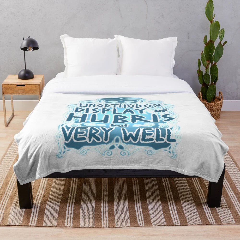 Hubris Plush Blanket featuring Norse mythology elements