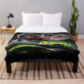 Nürburgring-themed plush blanket featuring the iconic racing circuit design