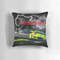 Nürburgring racing track printed on a comfortable throw pillow for car enthusiasts