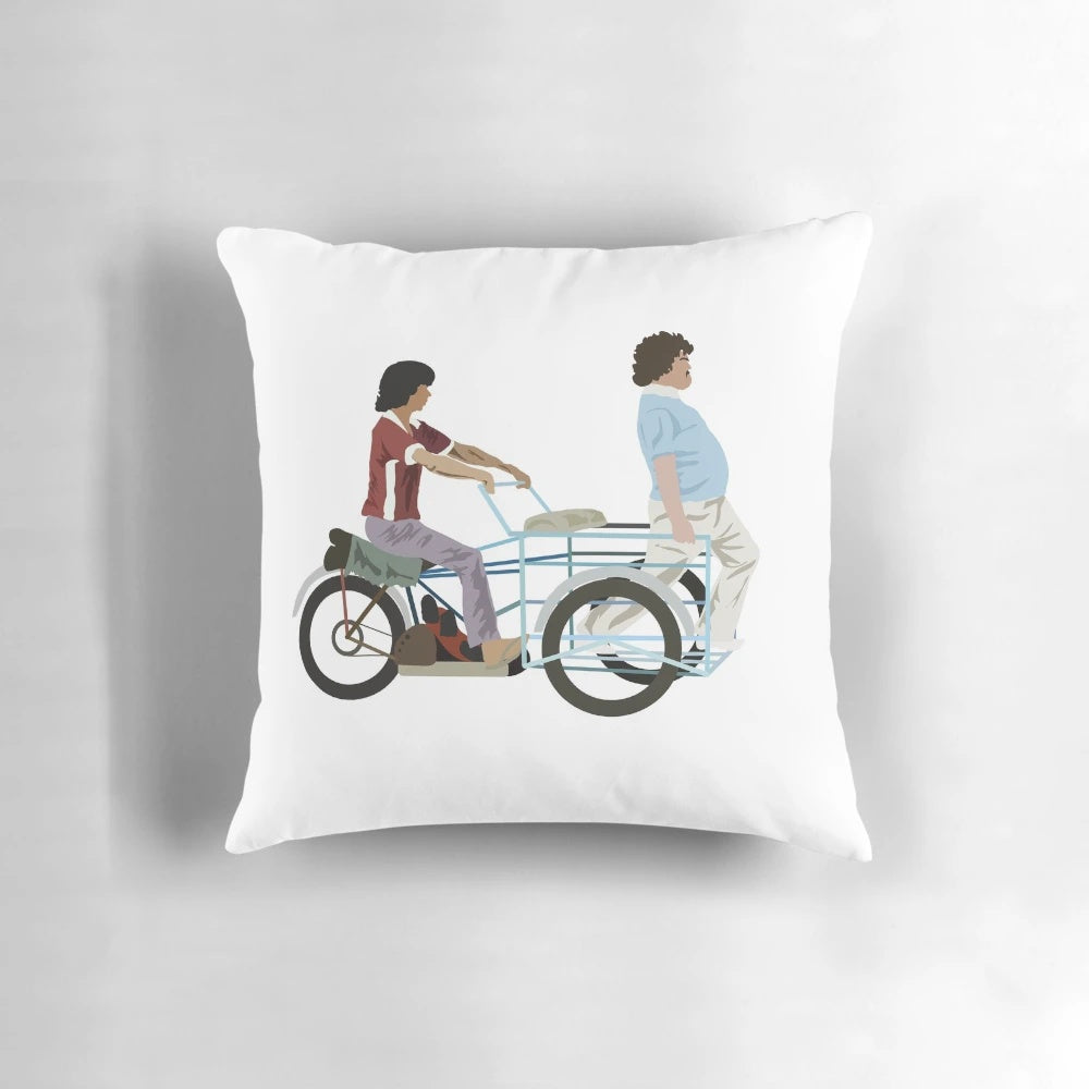 Nacho Libre movie scene inspired pillow with jack black character design