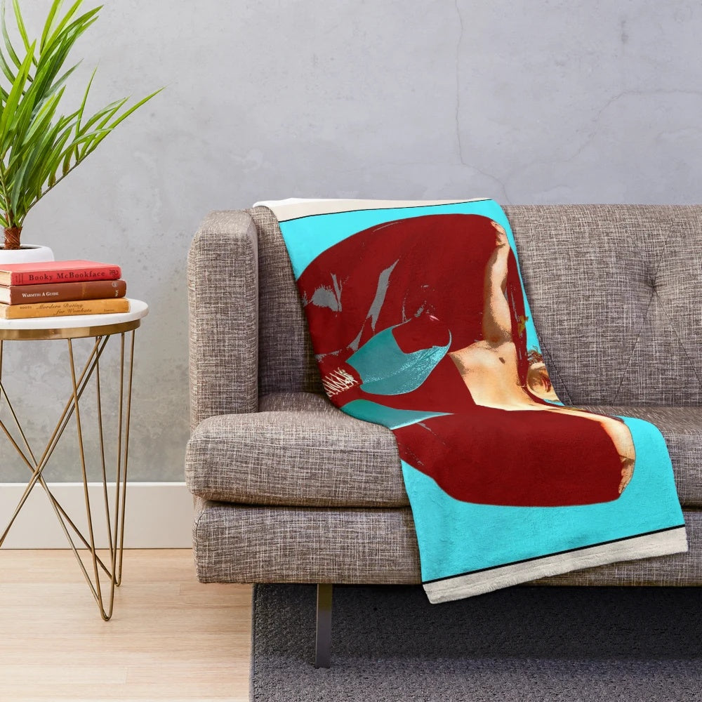 Nacho Libre themed plush blanket featuring Jack Black's character