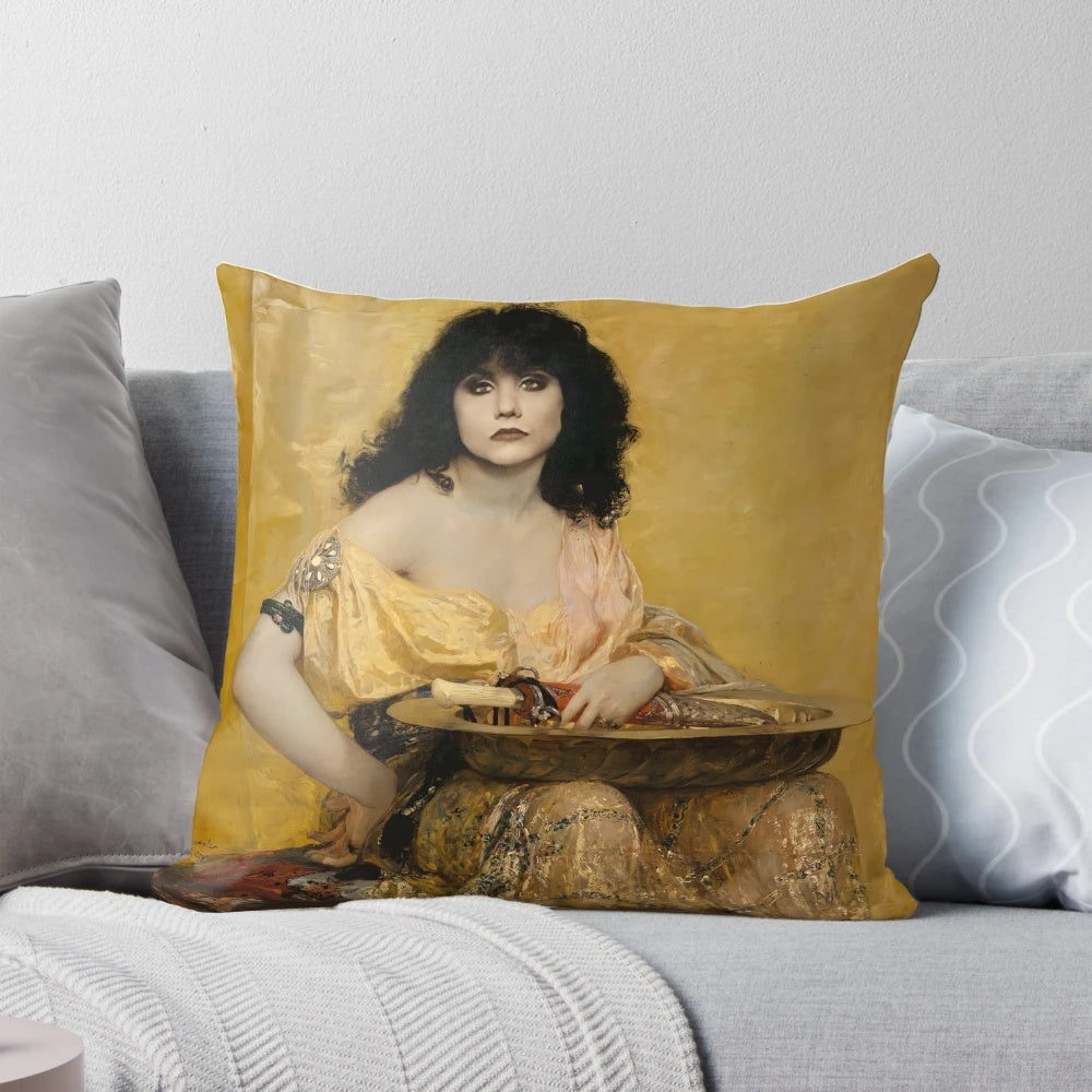 Nadja from What We Do in the Shadows TV show printed on a high-definition pillow