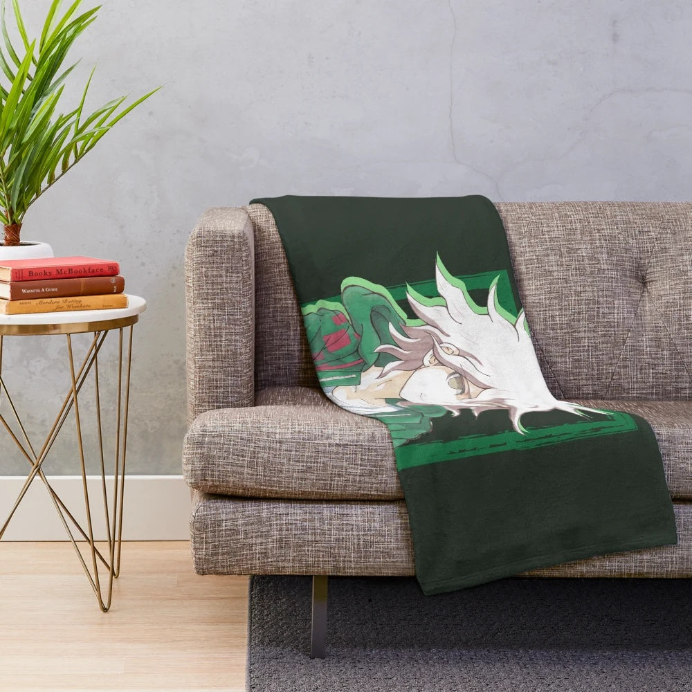 Nagito Komaeda Danganronpa 2 themed plush blanket