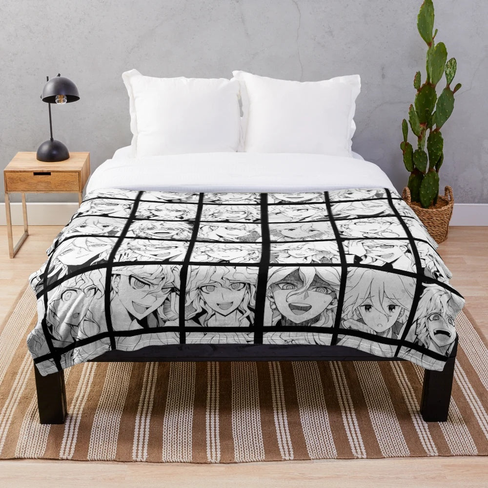 Nagito Komaeda Danganronpa Manga Plush Blanket