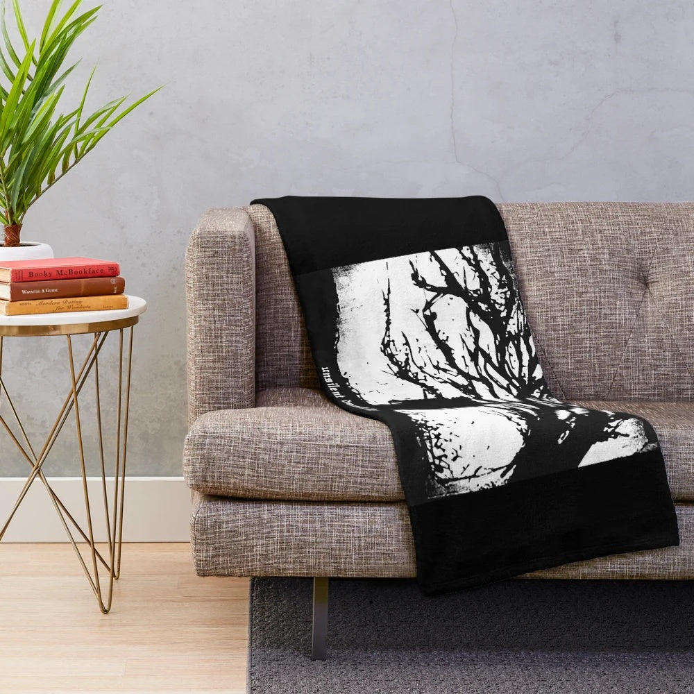 Nails band-inspired plush blanket with soft, cozy design