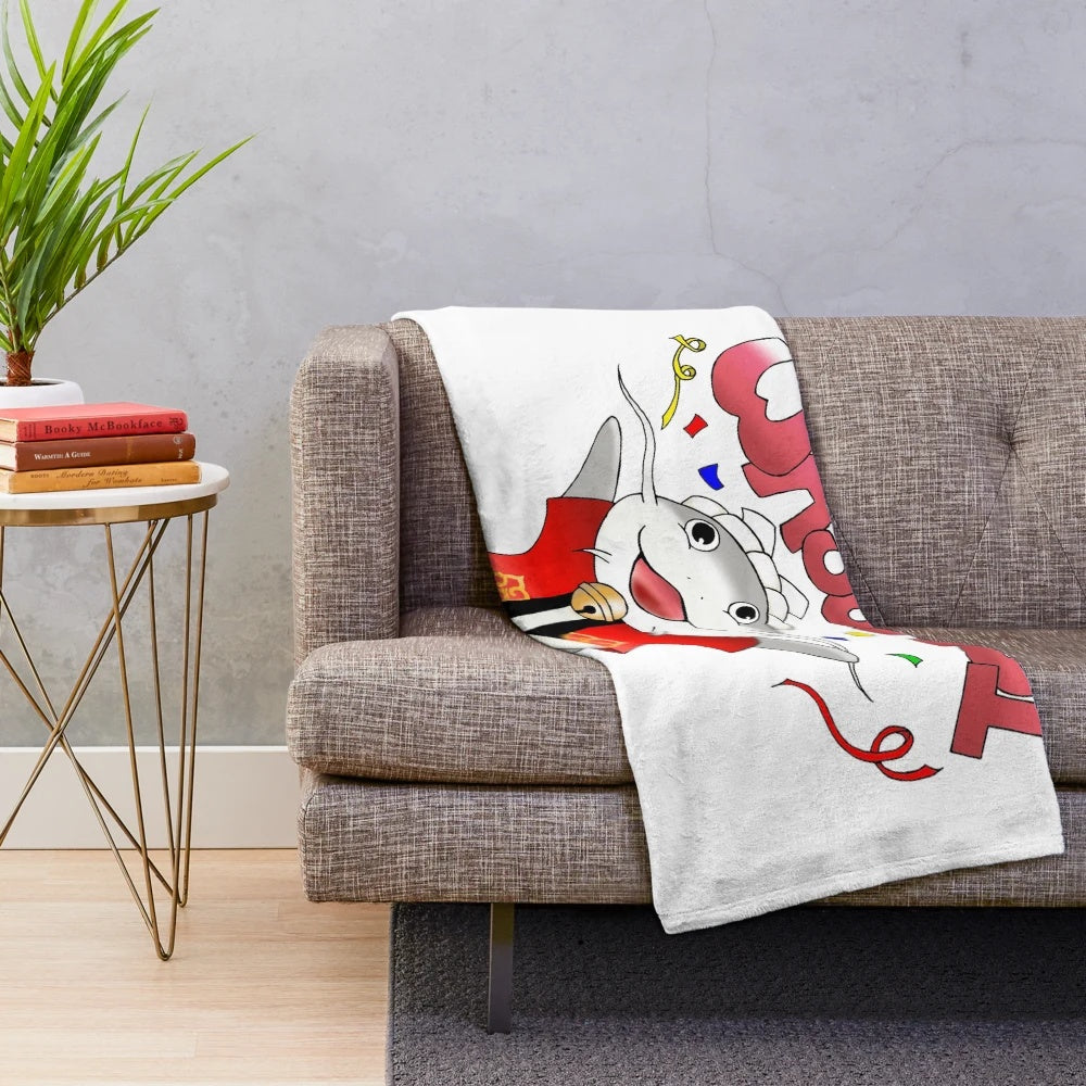Namazu plush anime-inspired confetti blanket