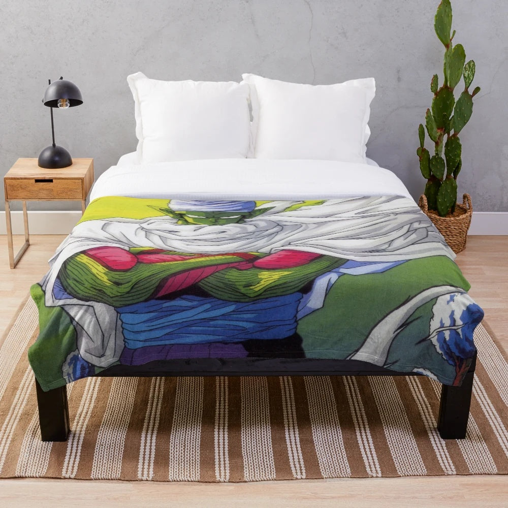 Namek Plush Blanket Featuring Piccolo the Super Namek