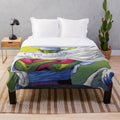Namek Plush Blanket Featuring Piccolo the Super Namek