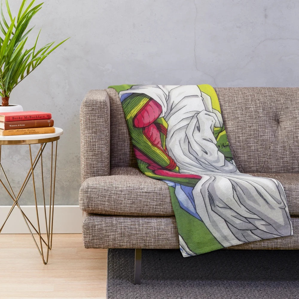 Namek Plush Blanket Featuring Piccolo the Super Namek