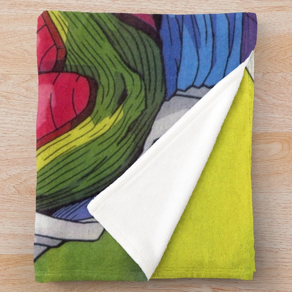 Namek Plush Blanket Featuring Piccolo the Super Namek