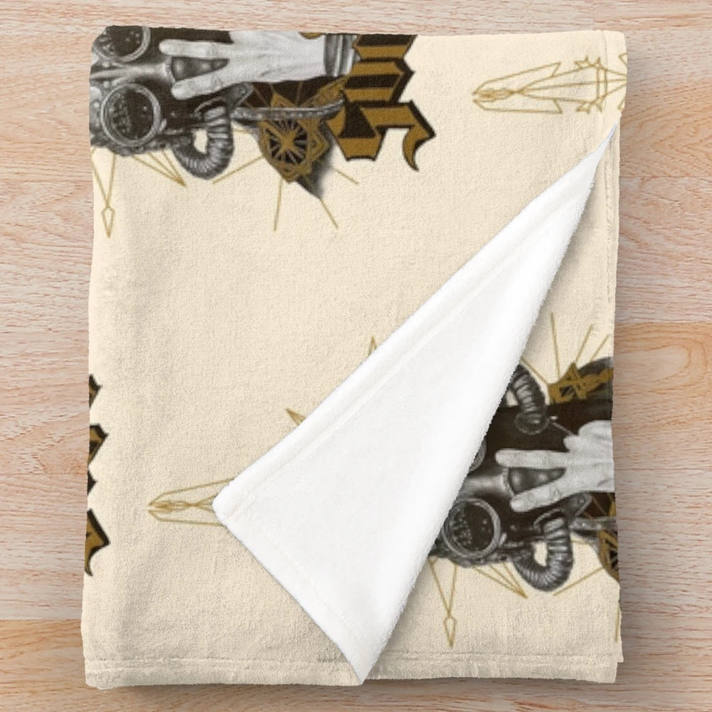 Nameless Ghoul plush blanket featuring artwork inspired by the band Ghost