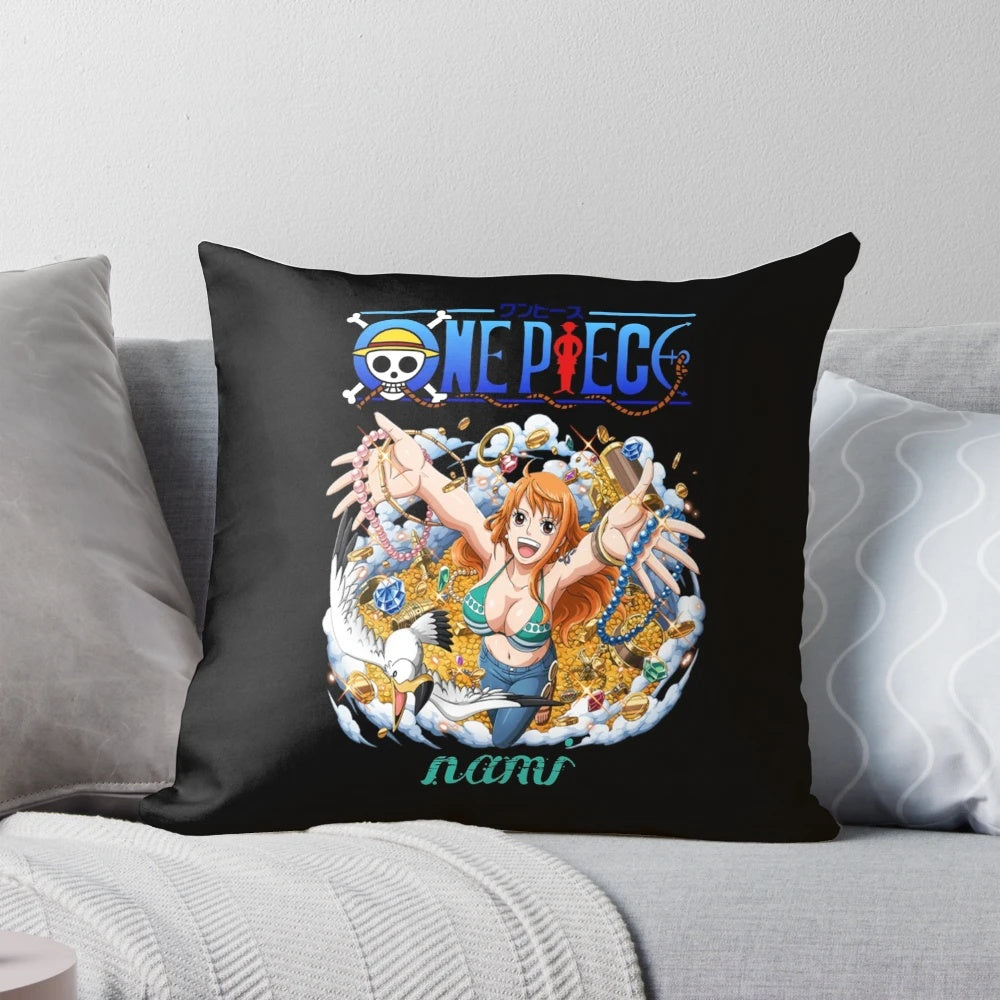 Nami One Piece Anime Pillow - Soft, Comfortable Pillow Featuring Nami from the One Piece Anime Series