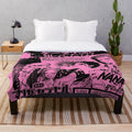Nana anime inspired plush blanket featuring two girls
