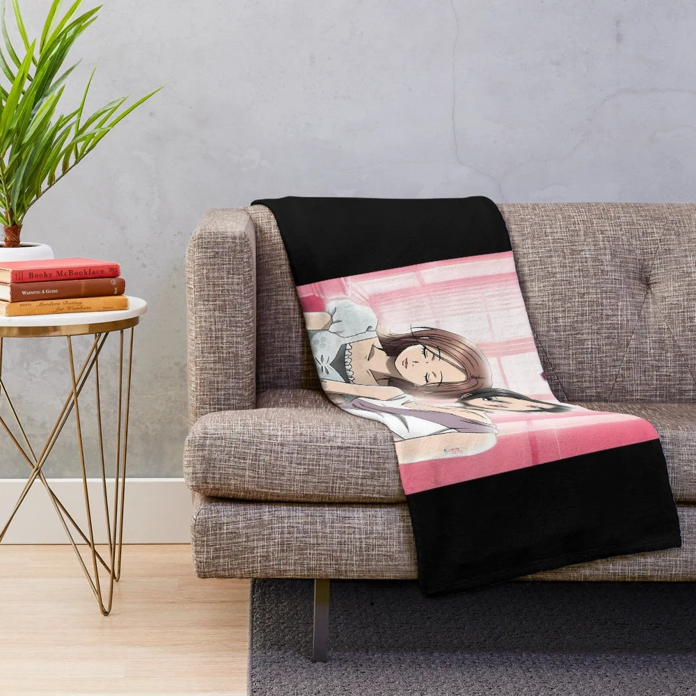 Nana anime-themed plush blanket
