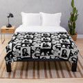 Nana inspired plush blanket featuring characters from the beloved manga series by Ai Yazawa