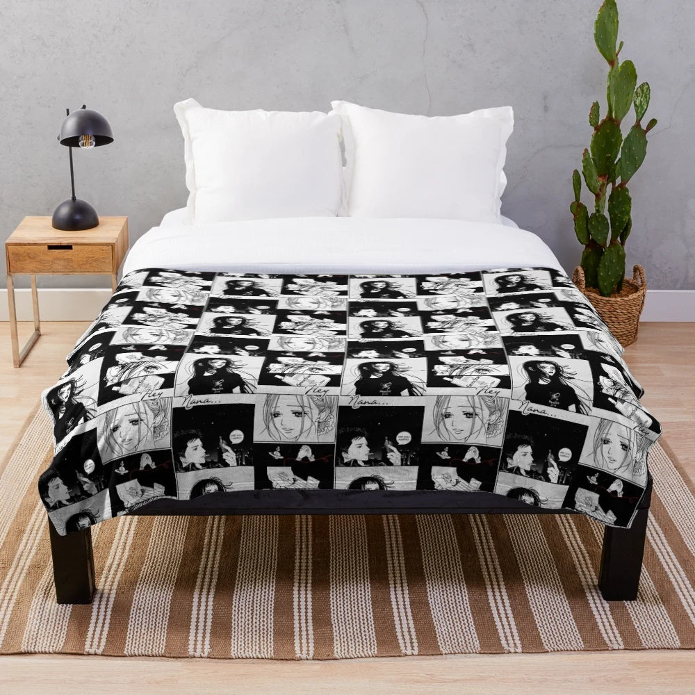 Nana manga and anime inspired plush blanket