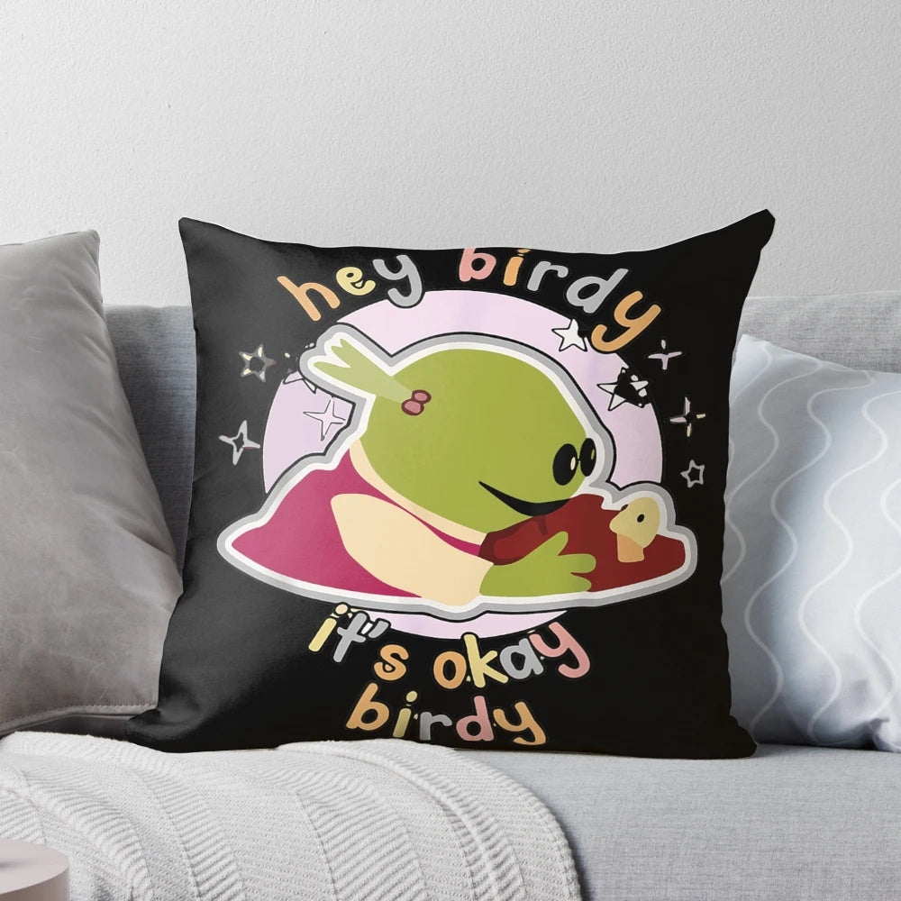 Nanalan Meme Pillow featuring Mona, the "Wonderful Girl" from the Canadian animated series Nanalan