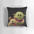 Nanalan Mona and Russer plush pillow with adorable characters from the popular TV show Nanalan