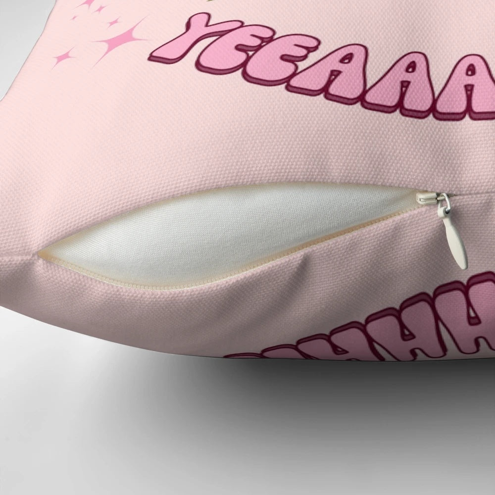 Nanalan Mona, the cute and quirky character from the Nanalan series, featured on a plush pillow product.