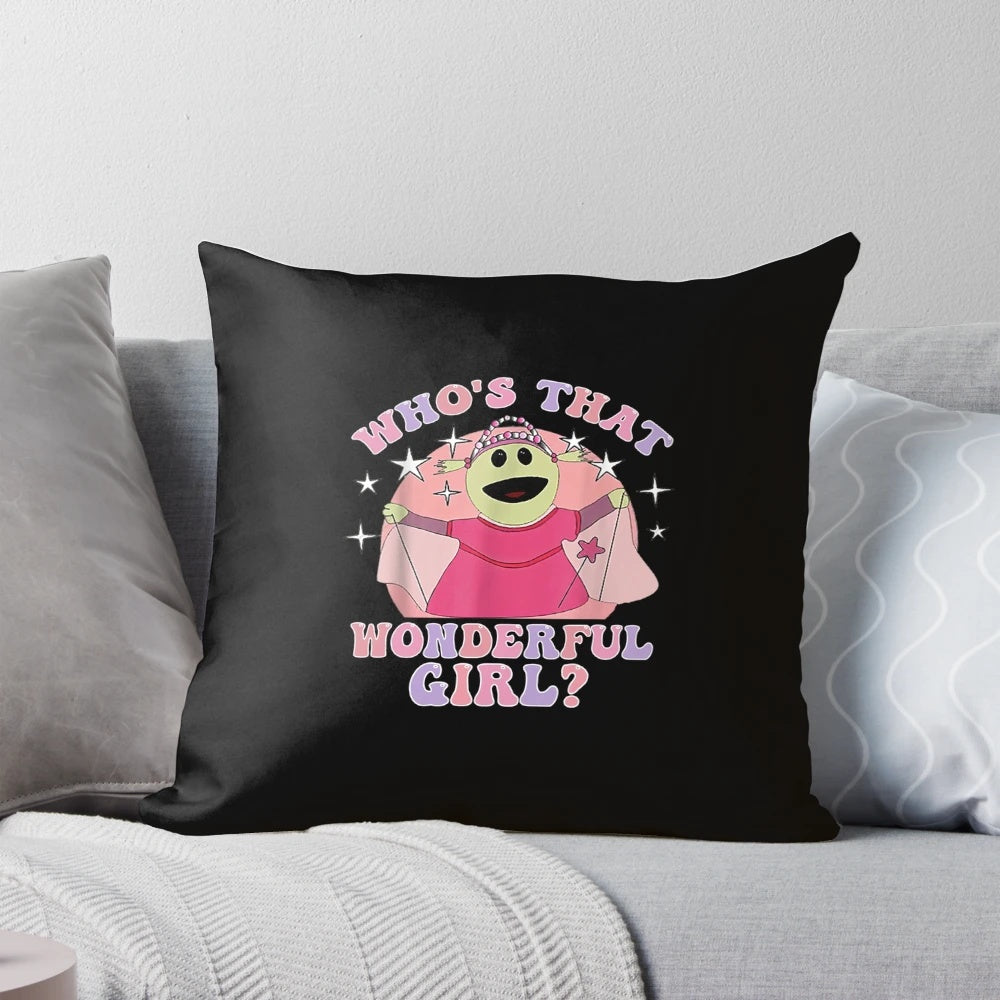 Nanalan Wonderful Girl Pillow - Soft, plush pillow featuring the beloved Nanalan cartoon character