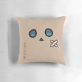 An image of a decorative pillow featuring the Hololive character Nanashi Mumei.