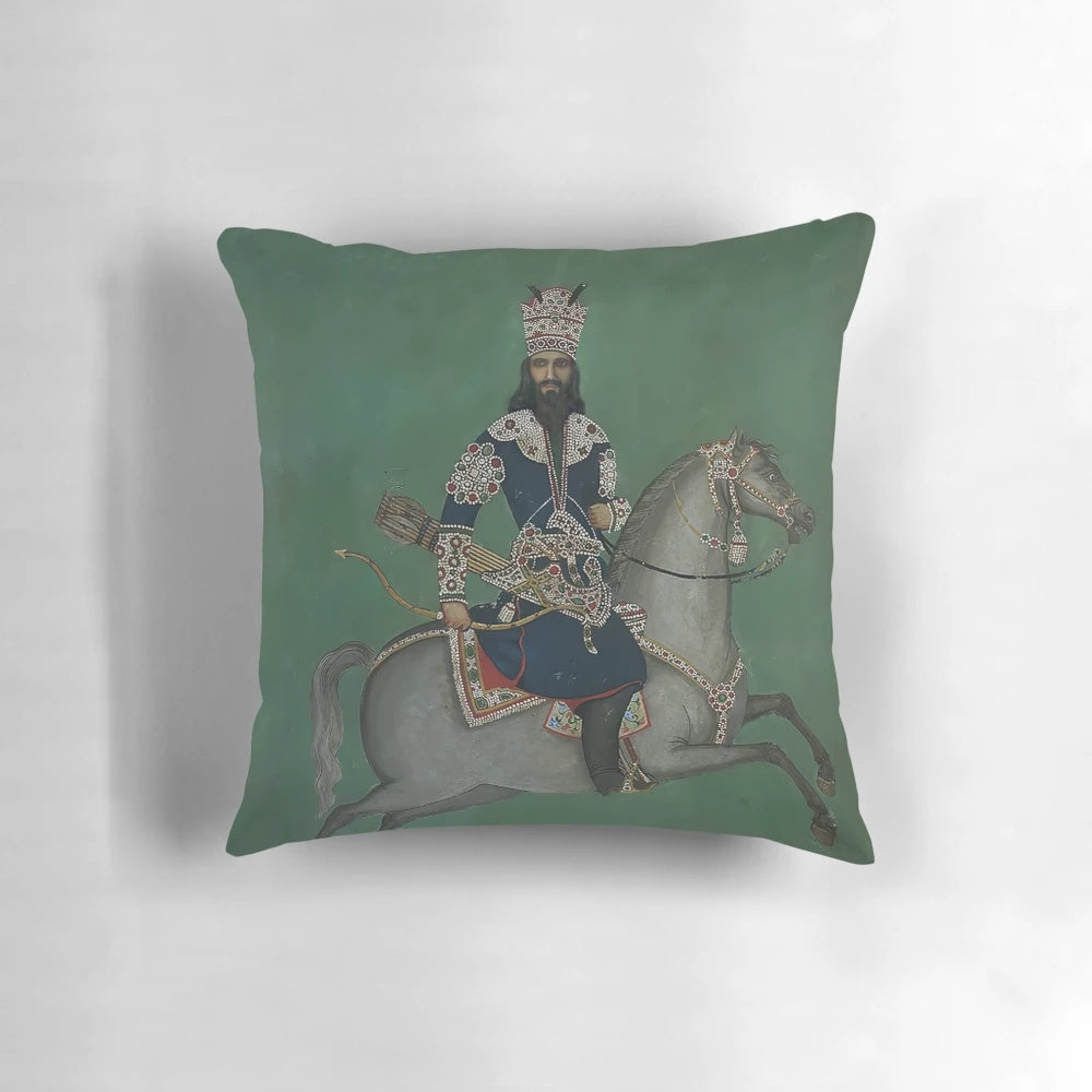 Nandor and Jahan inspired pillow featuring the beloved characters from the hit TV show What We Do in the Shadows