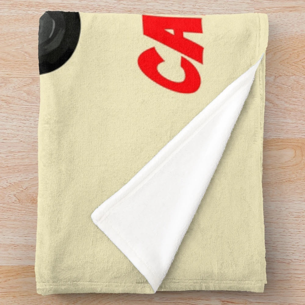 Nanni Moretti inspired plush blanket featuring scenes from the film Dear Diary