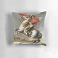 Napoleon Bonaparte painting on a canvas pillow