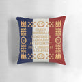 Decorative pillow featuring the historical flag of the Napoleonic French Chasseurs à Cheval cavalry regiment