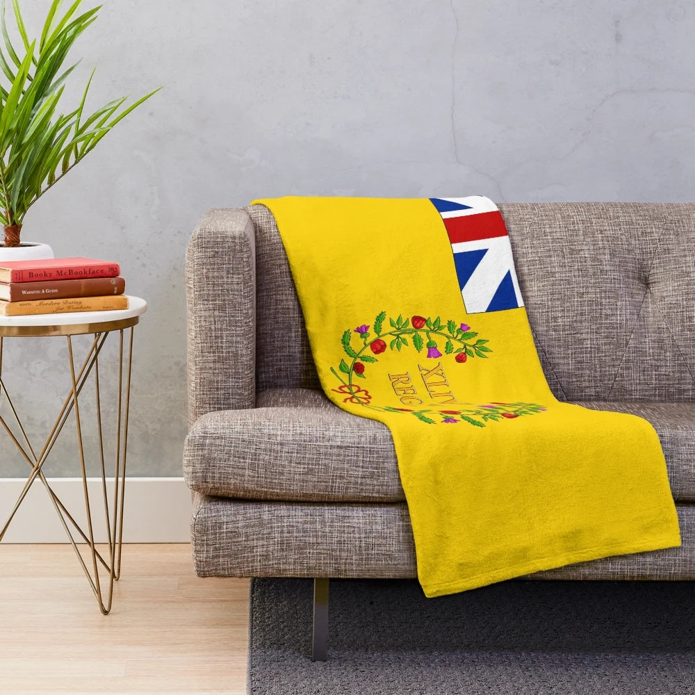 Plush blanket featuring the flag of the South Essex Battalion from the Napoleonic Wars