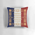 Pillow featuring the Napoleonic French 85th Regiment flag