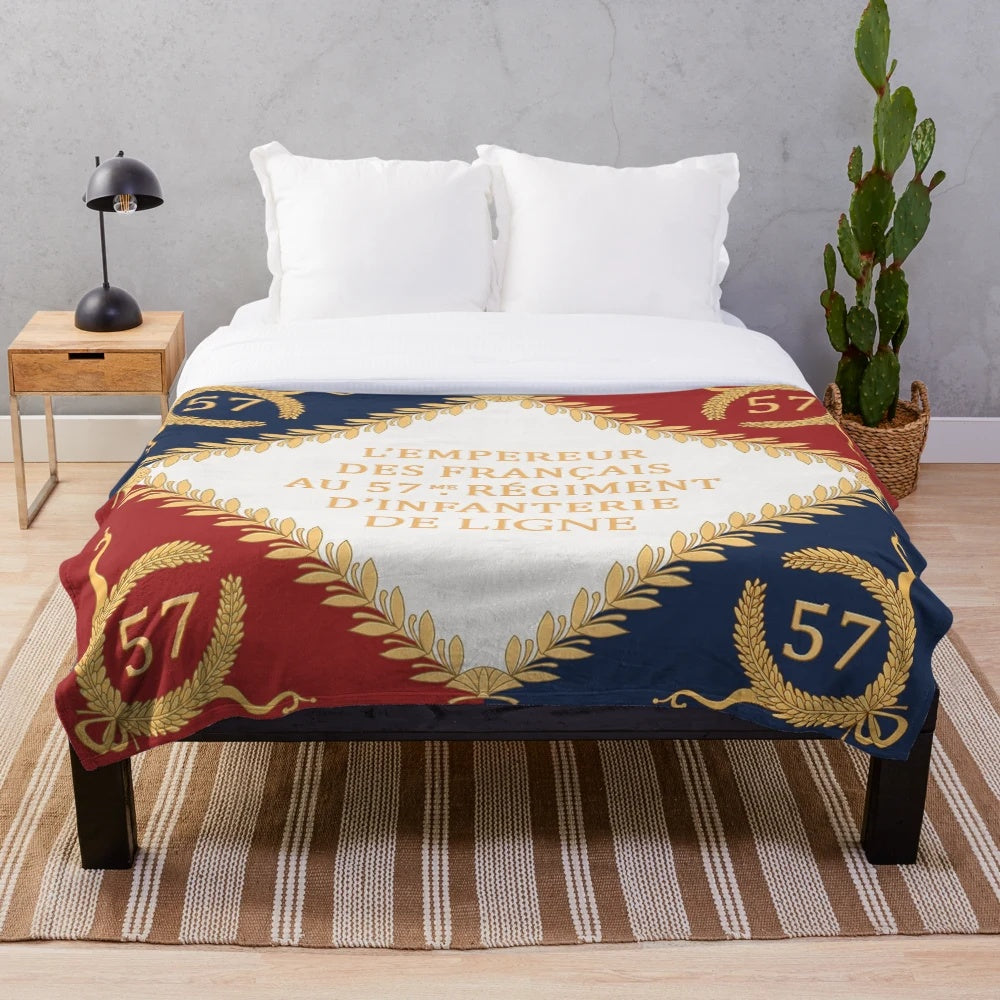 Napoleonic French Regimental Plush Blanket