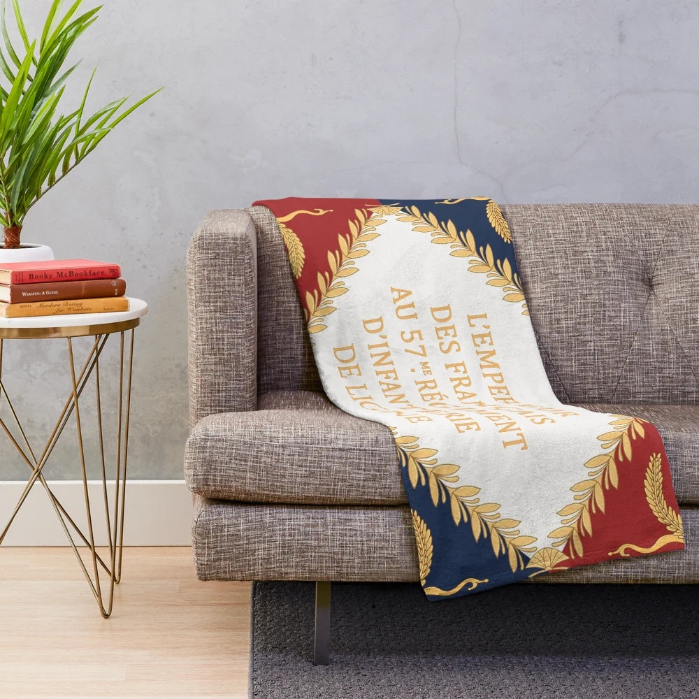 Napoleonic French Regimental Plush Blanket