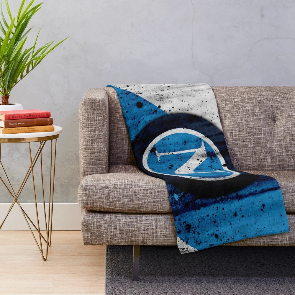Napoli FC Plush Blanket with Football/Soccer Motif