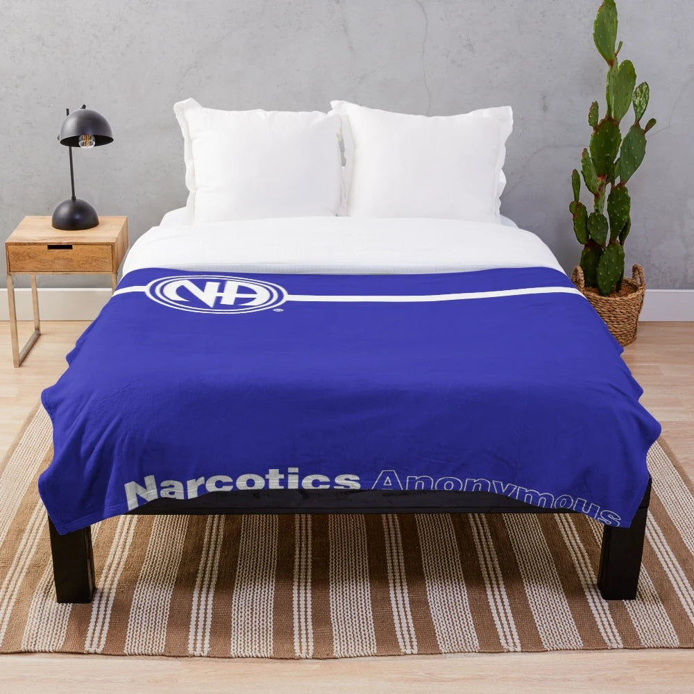 Cozy NA Plush Blanket for Sober Living