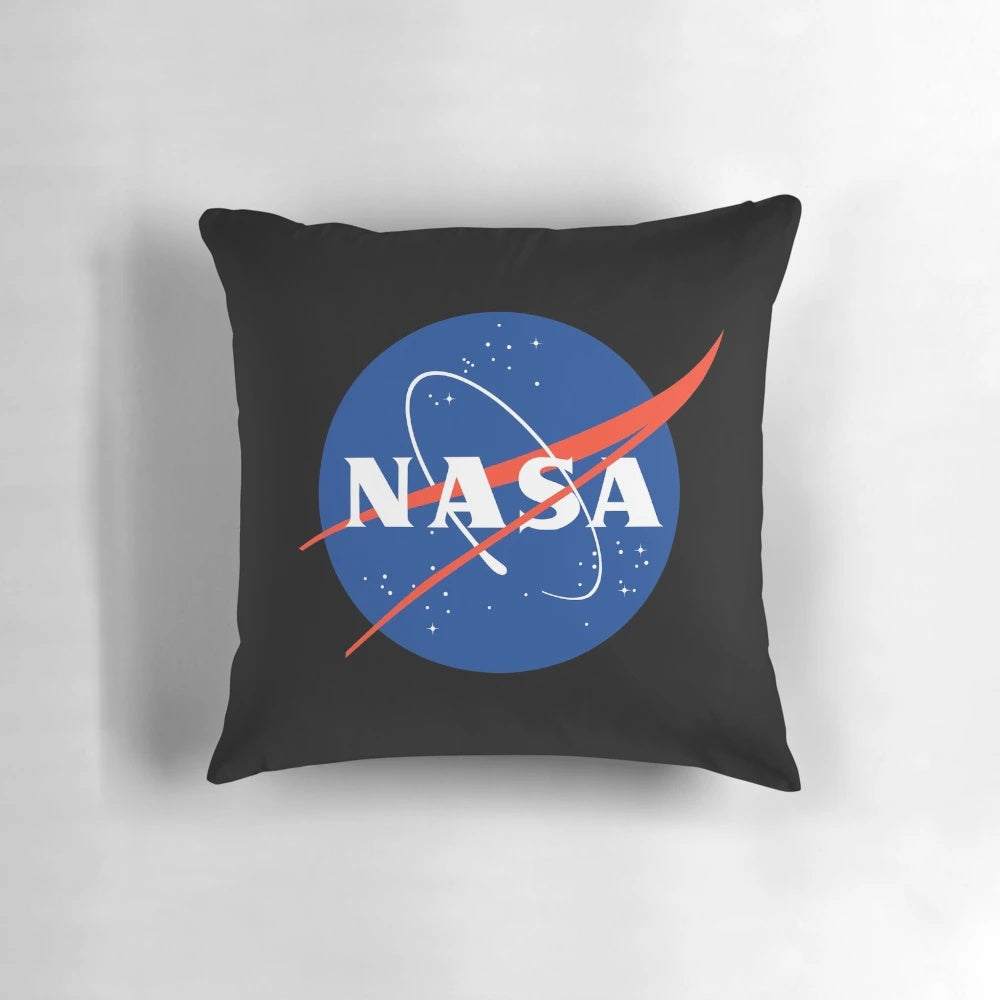 Official NASA logo printed on a soft, comfortable pillow