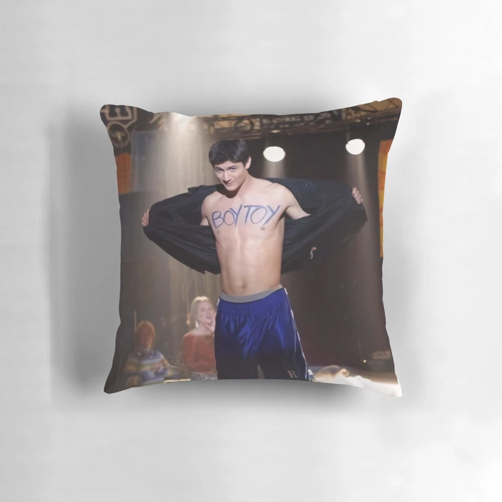 Nathan Scott from One Tree Hill inspired photo collage pillow featuring James Lafferty