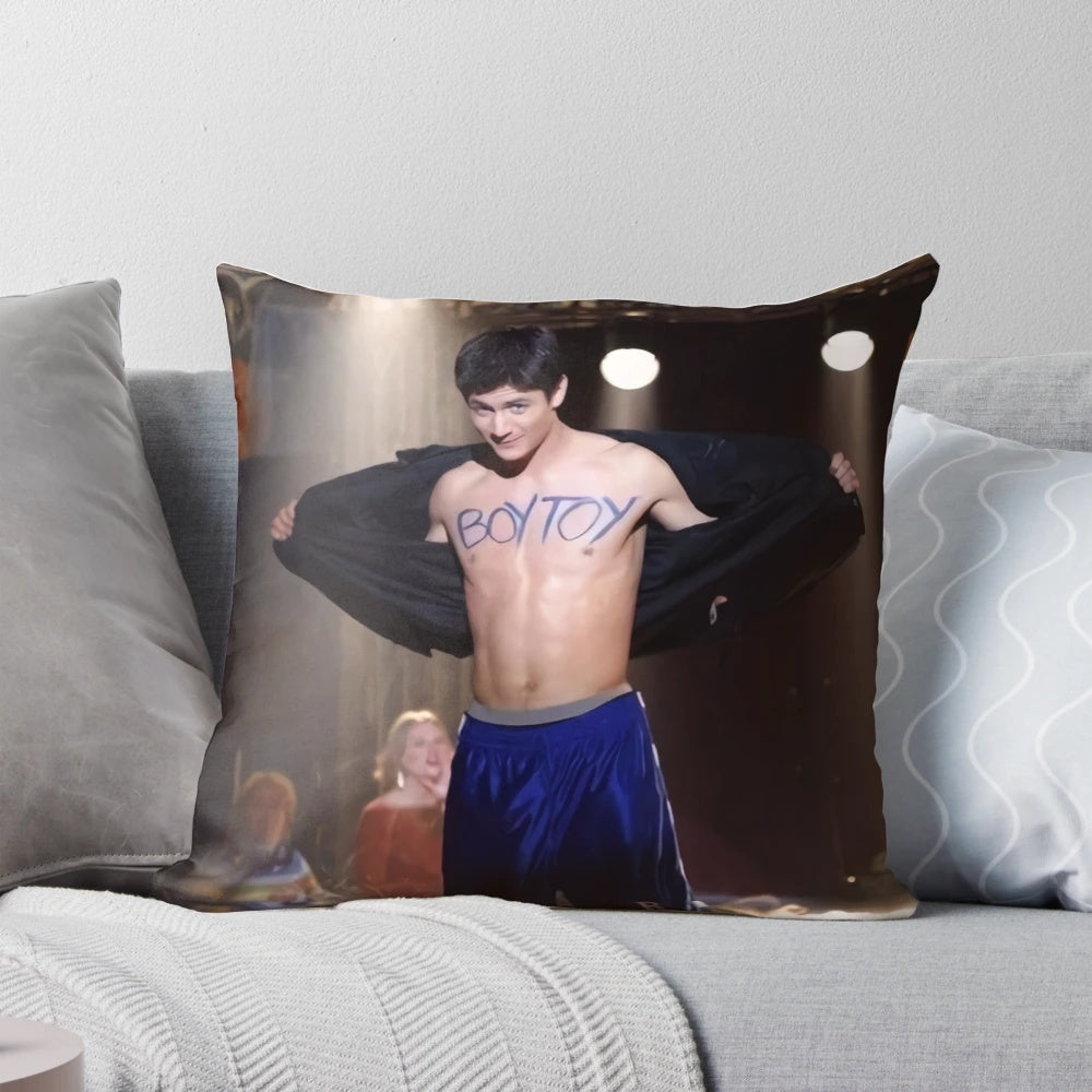 Nathan Scott from One Tree Hill inspired photo collage pillow featuring James Lafferty