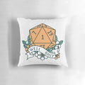 Natural D20 dice pillow with a soft, plush design for Dungeons & Dragons fans