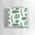A beautiful and decorative leaf-patterned pillow for nature-inspired home decor