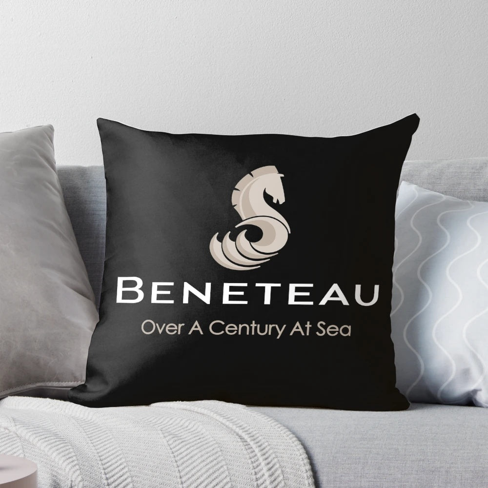 Beneteau sailboat-inspired pocket side cushion for nautical decor