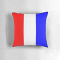 An international maritime signal flags alphabet pillow featuring the letter T, perfect for coastal home decor.