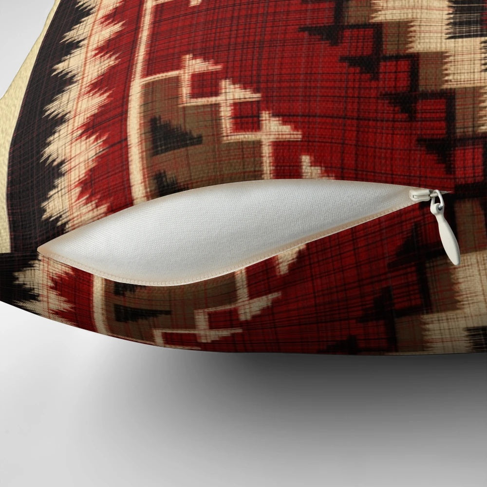 Colorful Navajo-inspired tribal ethnic decorative pillow cover